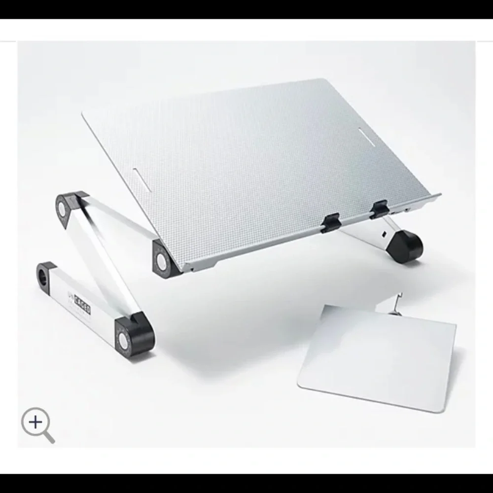 WorkEZ Best Adjustable Laptop Stand Lap Desk for be, couch w. mouse pad - Picture 3 of 8